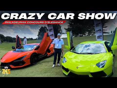 I Spent a Day Surrounded by SUPERCARS (Philadelphia Concours d'Elegance)